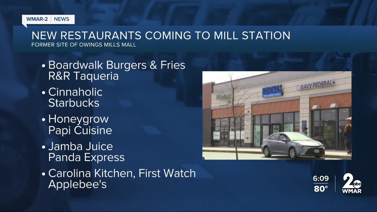 11 restaurants to open at Mill Station shopping center by 2025