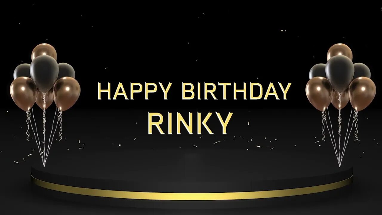 Wish you a very Happy Birthday Rinky