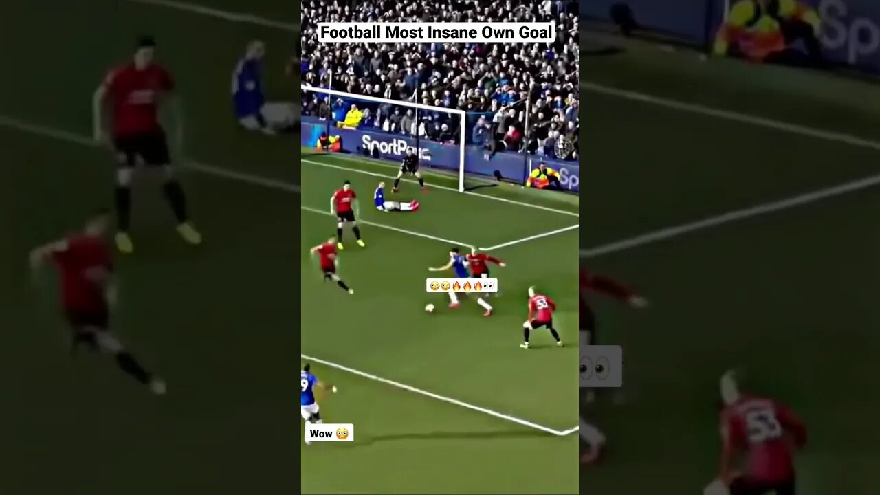 Football Most Insane Own Goal #shorts #football #owngoals #goals
