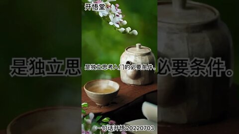 一句话开悟20220703