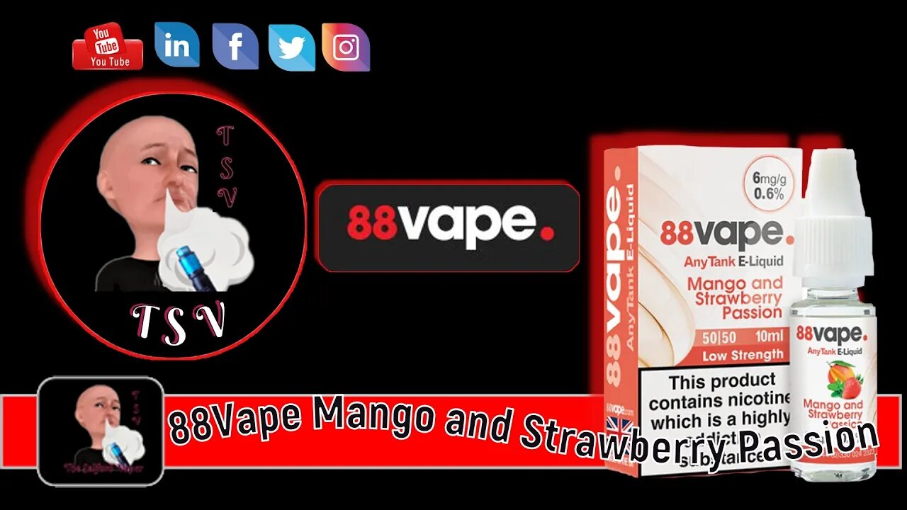 88Vape Mango and Strawberry Passion