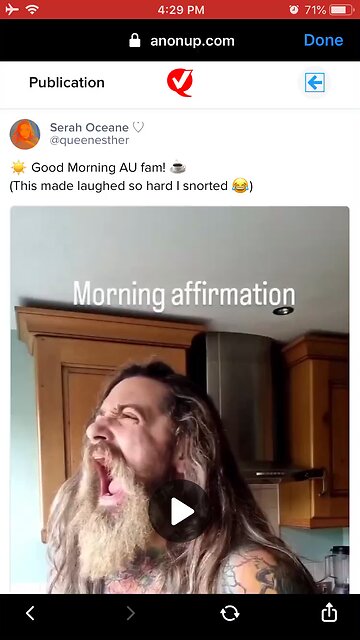 Morning affirmation 🤣🤣🤣❤️👍