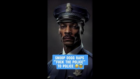 Snoop Dogg Raps “Fuck tha police” to police officers 😂😎