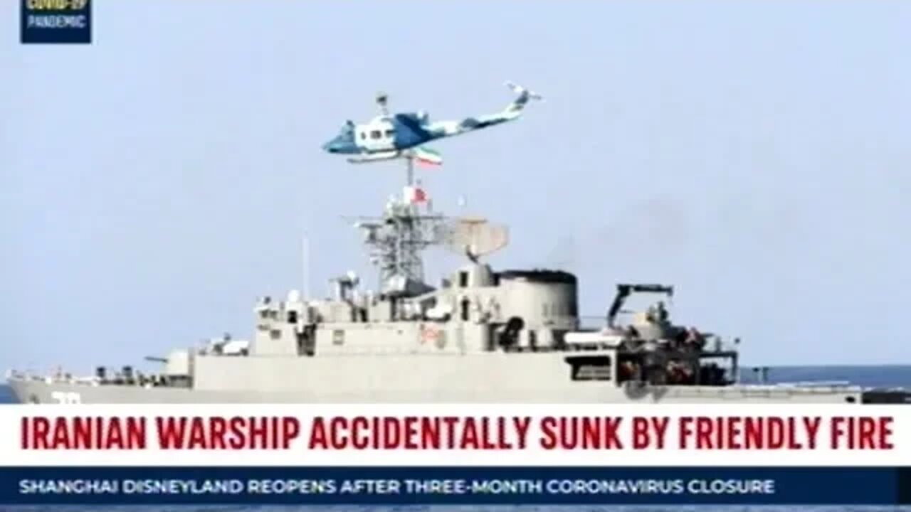 BREAKING! Israeli News Reporting Iranian Warship Sank In "Cruise Missile Friendly-Fire" Incident!