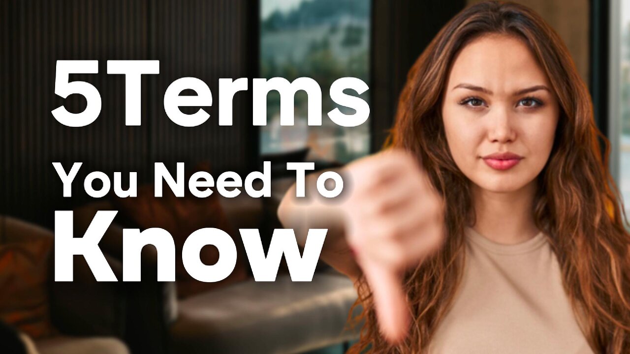 5 terms that you need to know