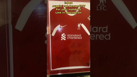 Liverpool signed shirt to be won on supply & Demand777 insta #shorts #supplyanddemand