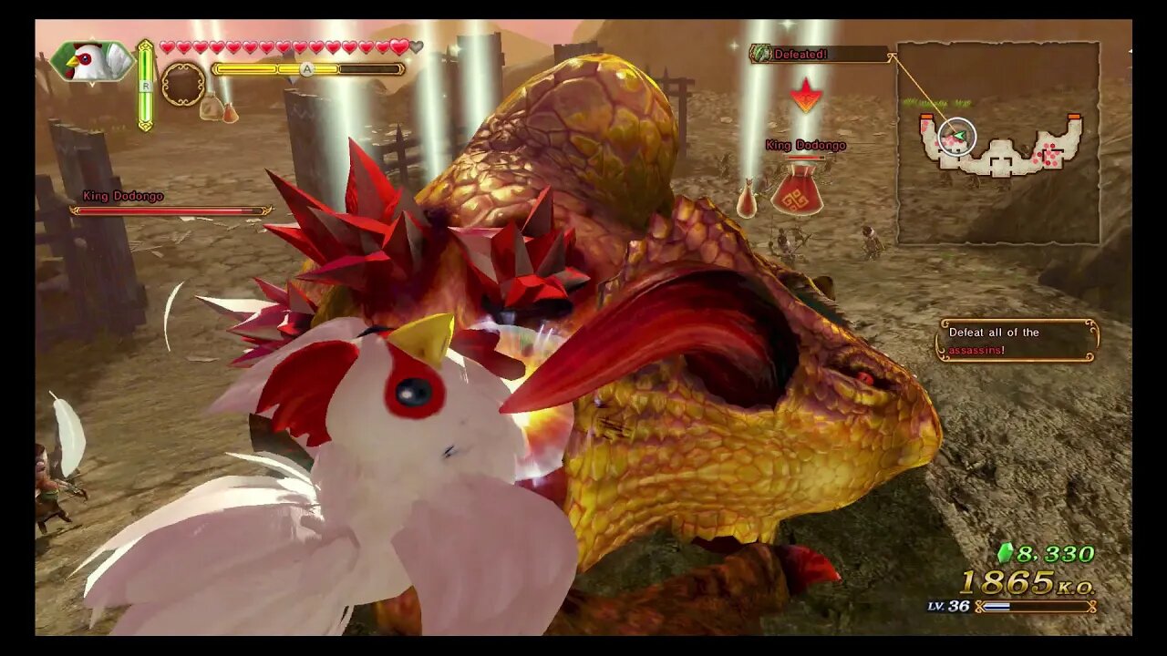 Hyrule Warriors DE - Challenge Mode: Cucco's Fury - Survival Battle Level 1 (A Rank)