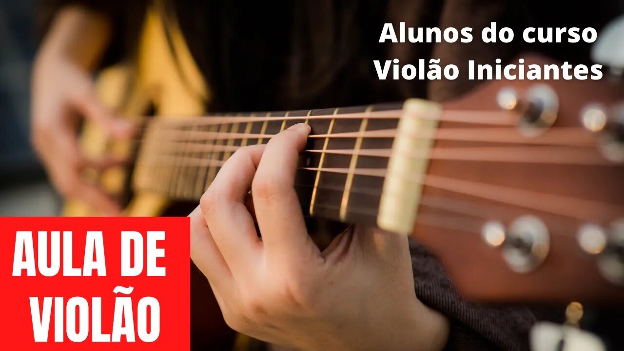 Aula de Violão pelo Zoom com Arthur