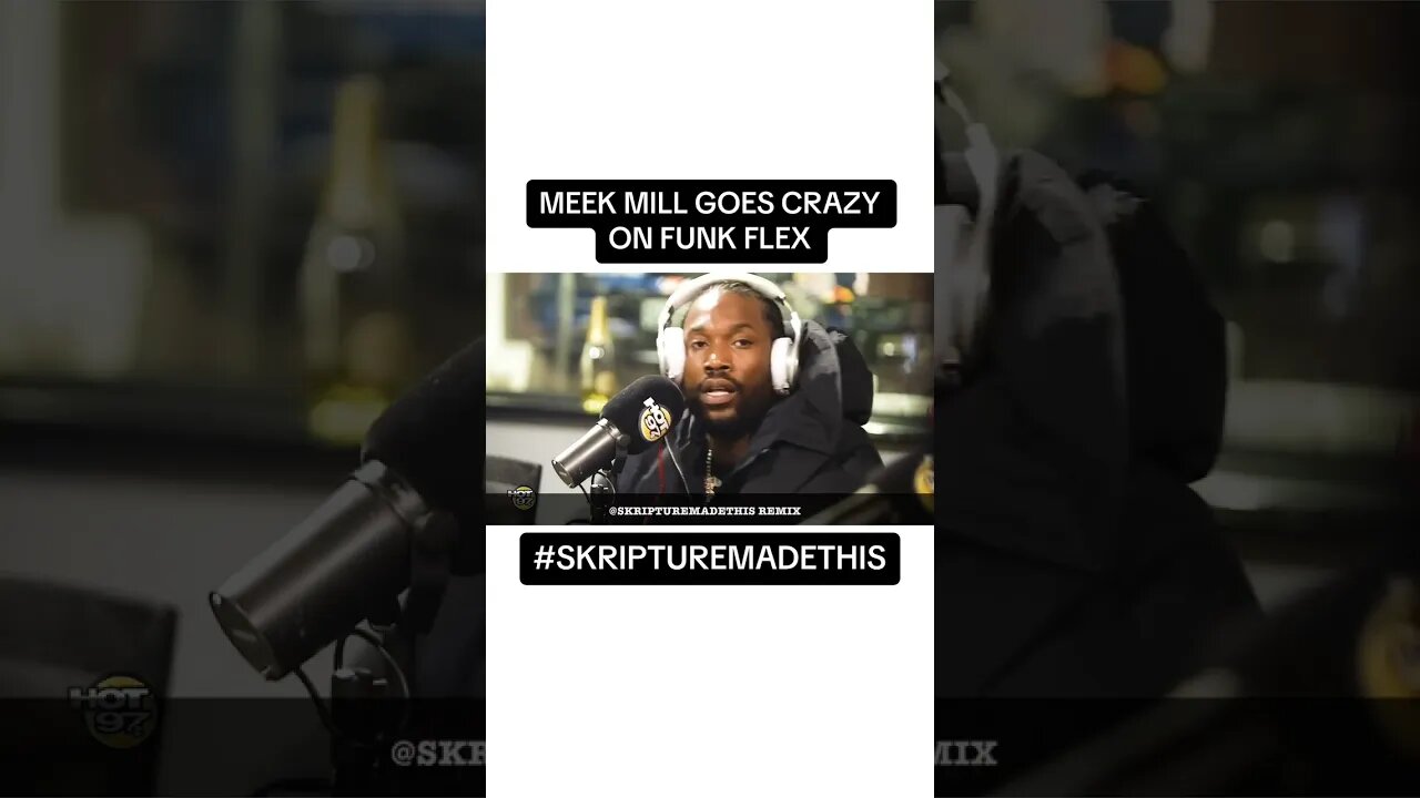 MEEK MILL Freestyling on Hot 97 with FUNK FLEX (Remix)