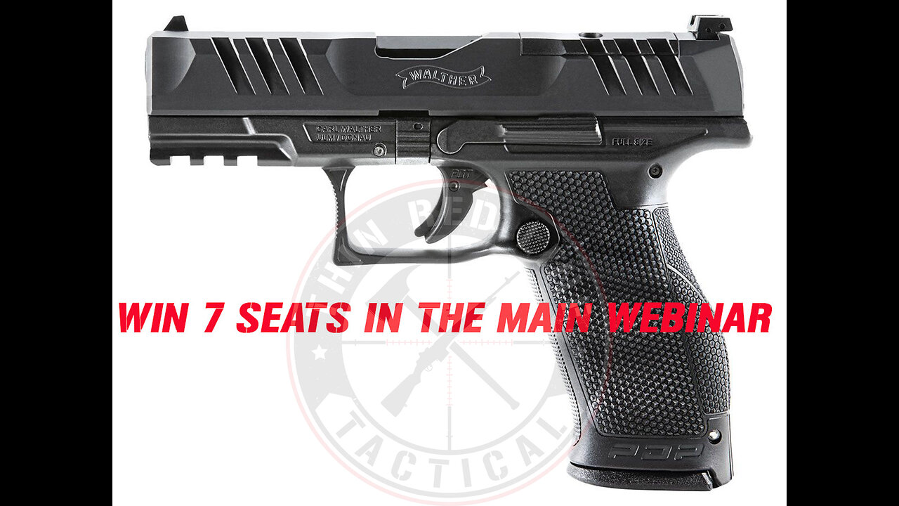 WALTHER PDP FULL-SIZE 4″ MINI #1 FOR 7 SEATS IN THE MAIN WEBINAR