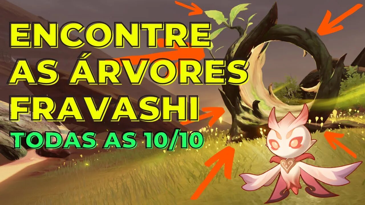 Encontre as Árvores Fravashi | Sumeru - Genshin Impact