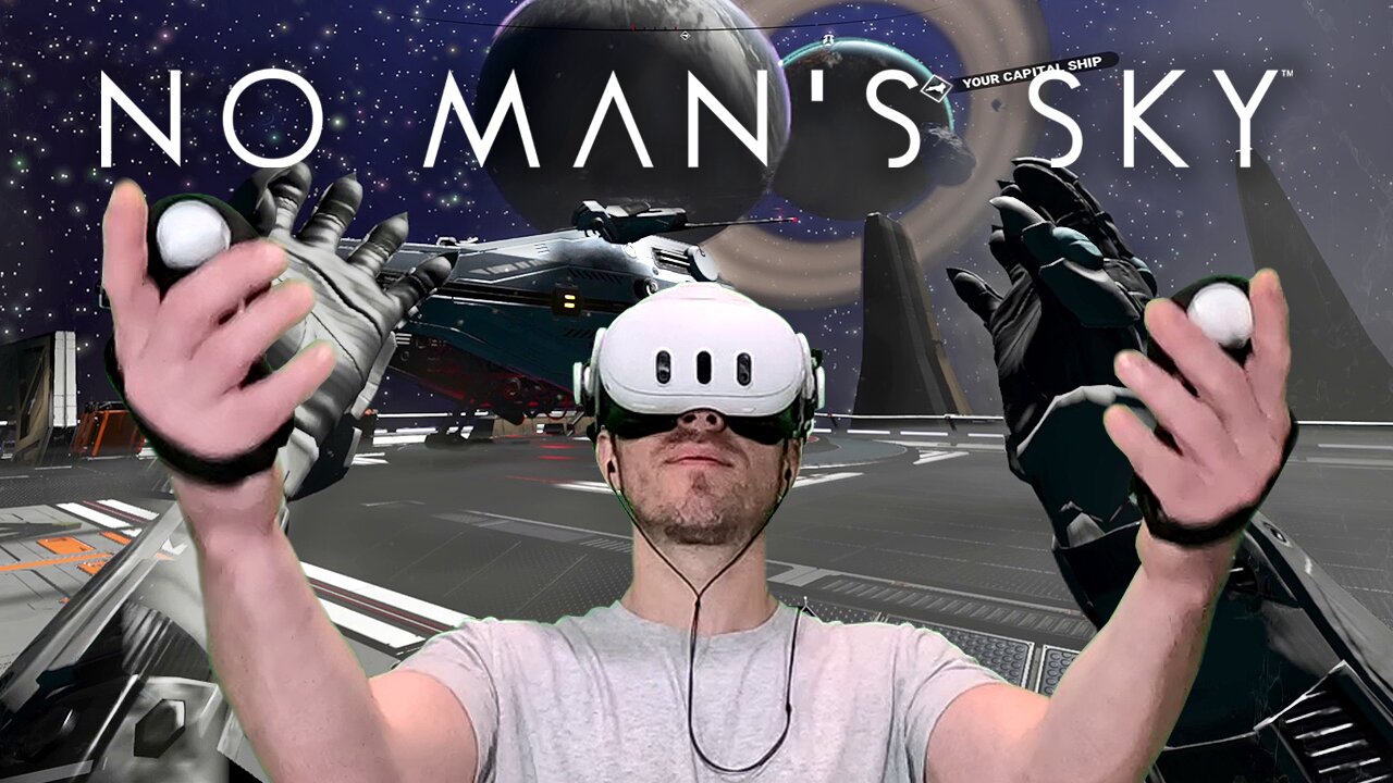 Once Upon a Derelict Freighter // No Man's Sky VR
