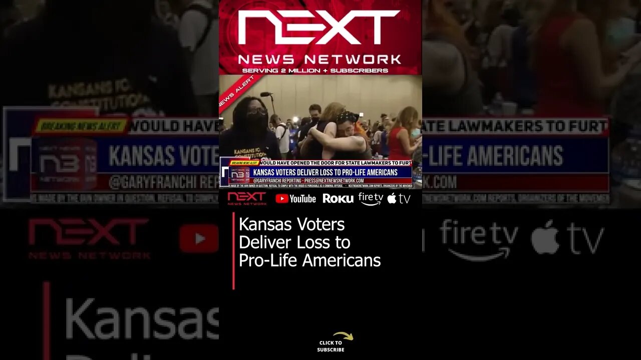 Kansas Voters Deliver Loss to Pro-Life Americans #shorts