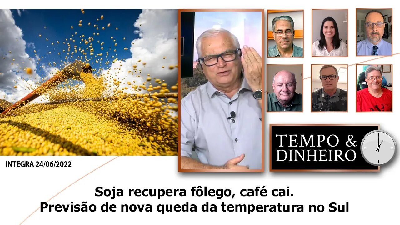 Soja recupera fôlego, café cai. Previsão de nova queda da temperatura no Sul
