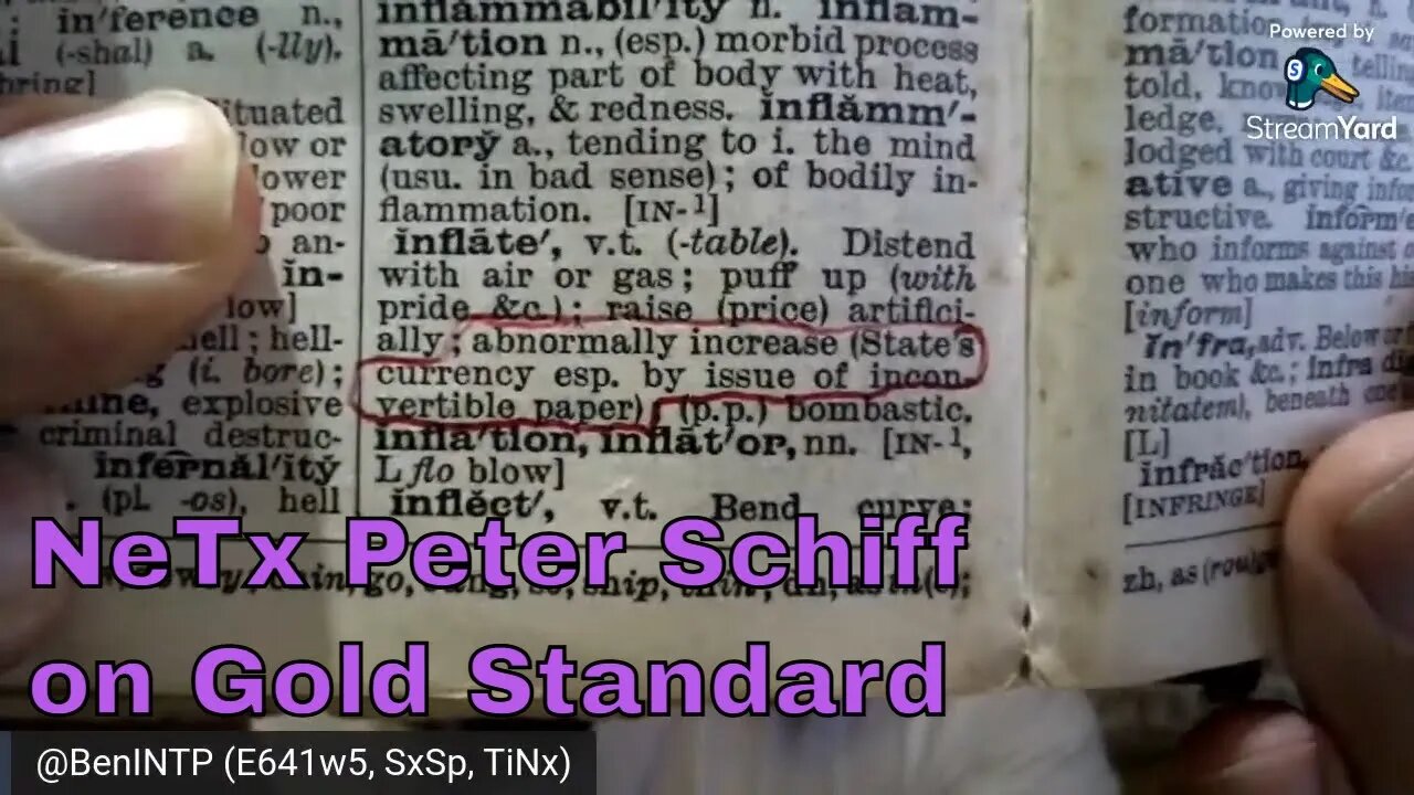 Peter Schiff on FDR being an Anti-gold Unconstitutional Bleeper & Changing Inflation Definitions