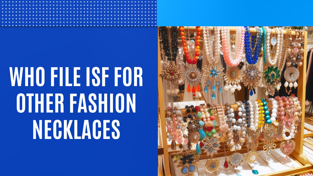 **Video Title: Mastering ISF: Your Guide to Importing Fashion Accessories! **