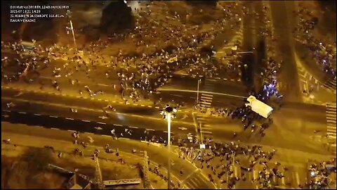 Protests against the Netanyahu government continue in Tel Aviv.