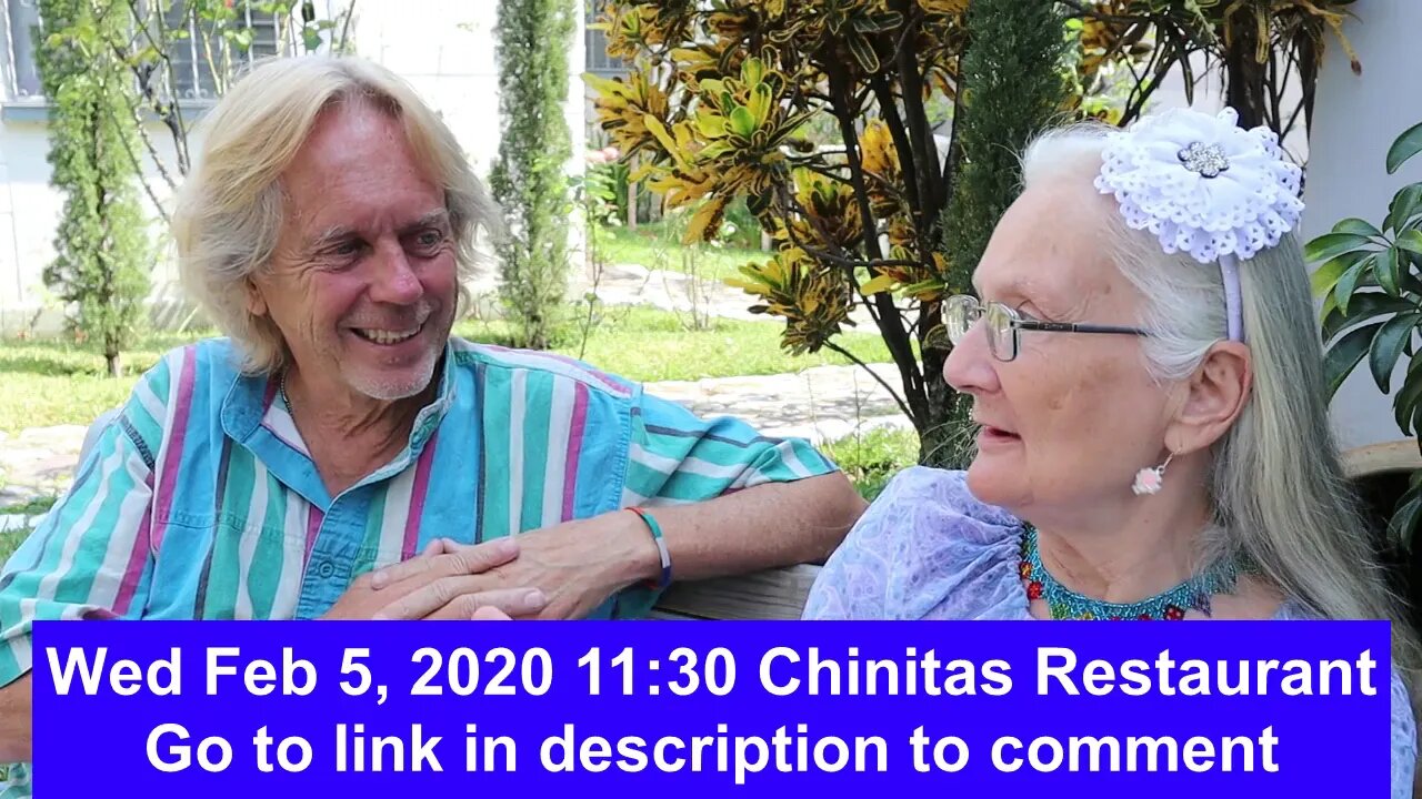 Invitation to Group Food Fasting Lake Atitlan Wed Feb 5, 2020 11:30 Chinitas Restaurant Panajachel