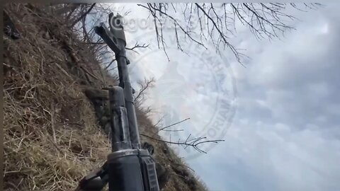 First person perspective of an attack by Russian forces somewhere in the SMO(location unknown)