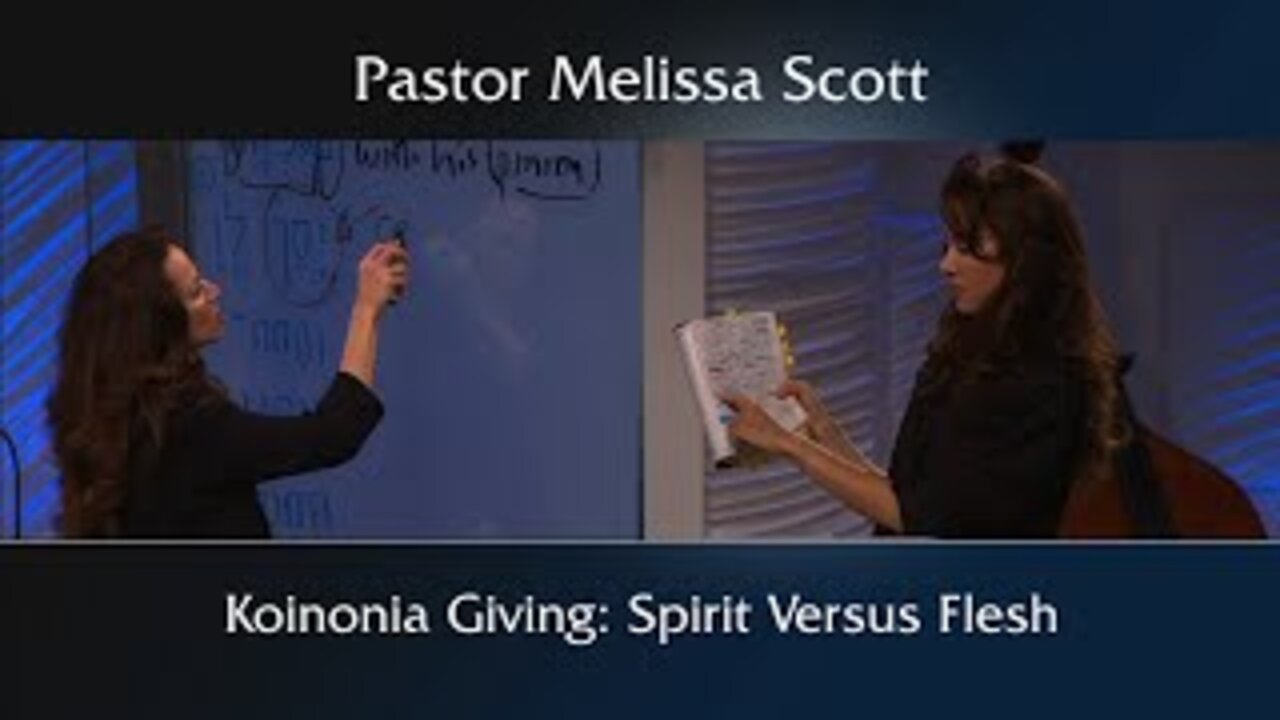 Galatians 5:16-6:10 Koinonia Giving: Spirit Versus Flesh