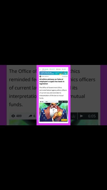 US Ethics Advisory! What They Were Thinking #cryptomash @aantonop @CoinBureau @Hashoshi4 @waqarzaka