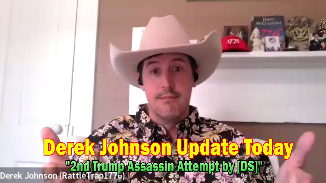 Derek Johnson Update Today Sep 26: "2nd Trump Assassin Attempt by [DS], Diddy a Pedophile"