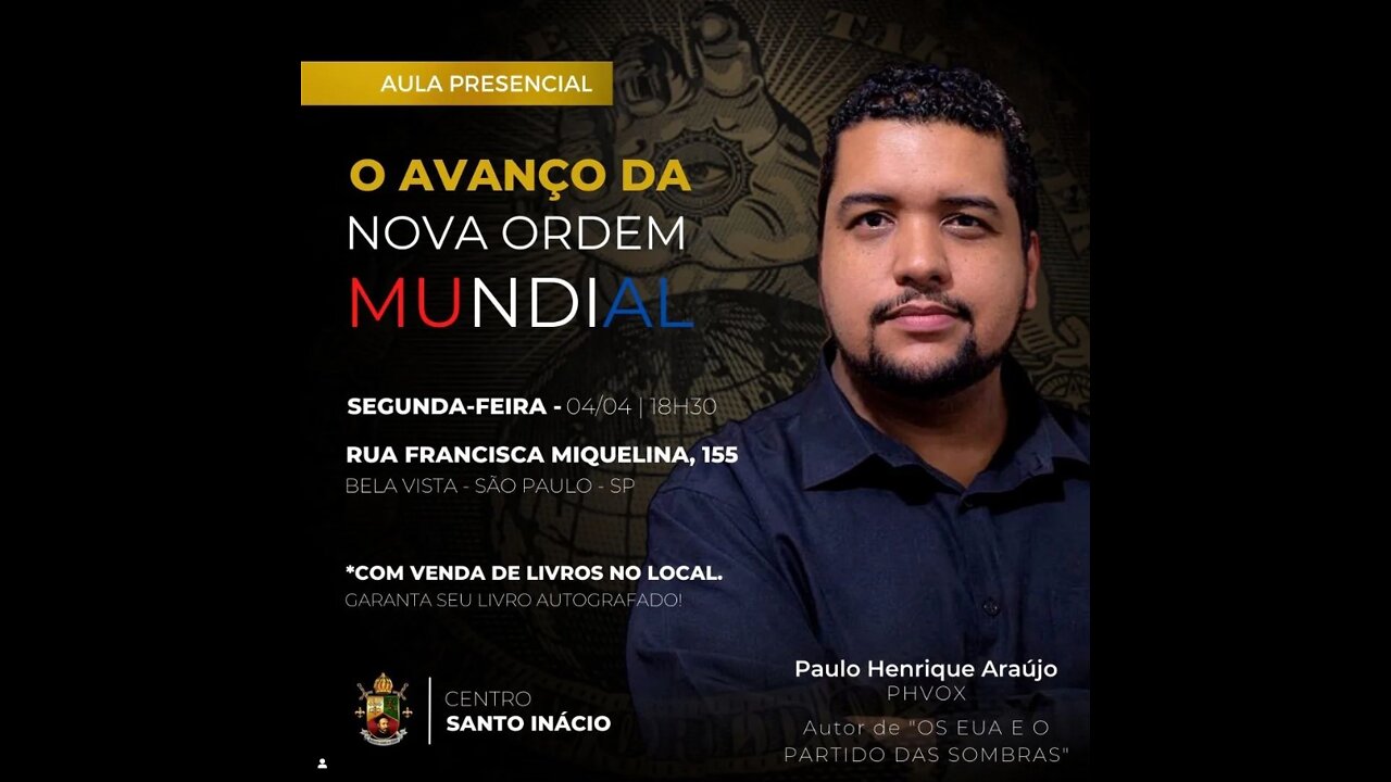 O AVANÇO DA NOVA ORDEM MUNDIAL.