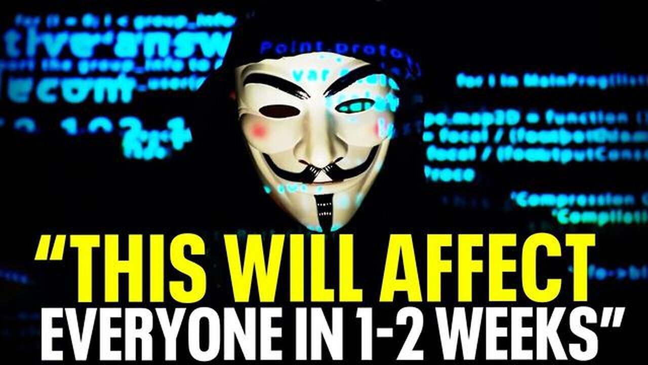 ANONYMOUS: "IT'S TIME WE TALK ABOUT THIS..."