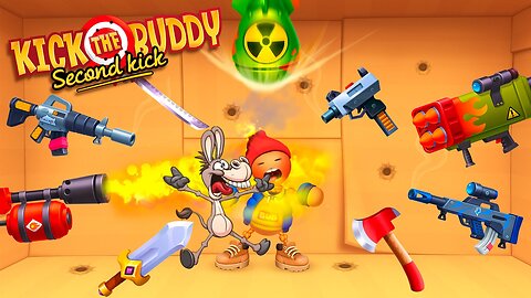 Kick the Buddy Second Kick | Spiness Machine vs The Buddy Born | Kick the Buddy | Slowly Gamerz