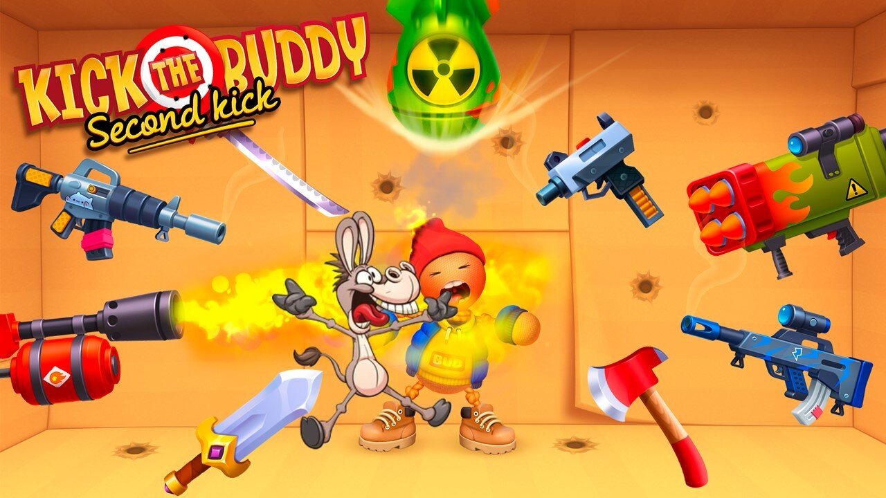 Kick the Buddy Second Kick | Spiness Machine vs The Buddy Born | Kick the Buddy | Slowly Gamerz