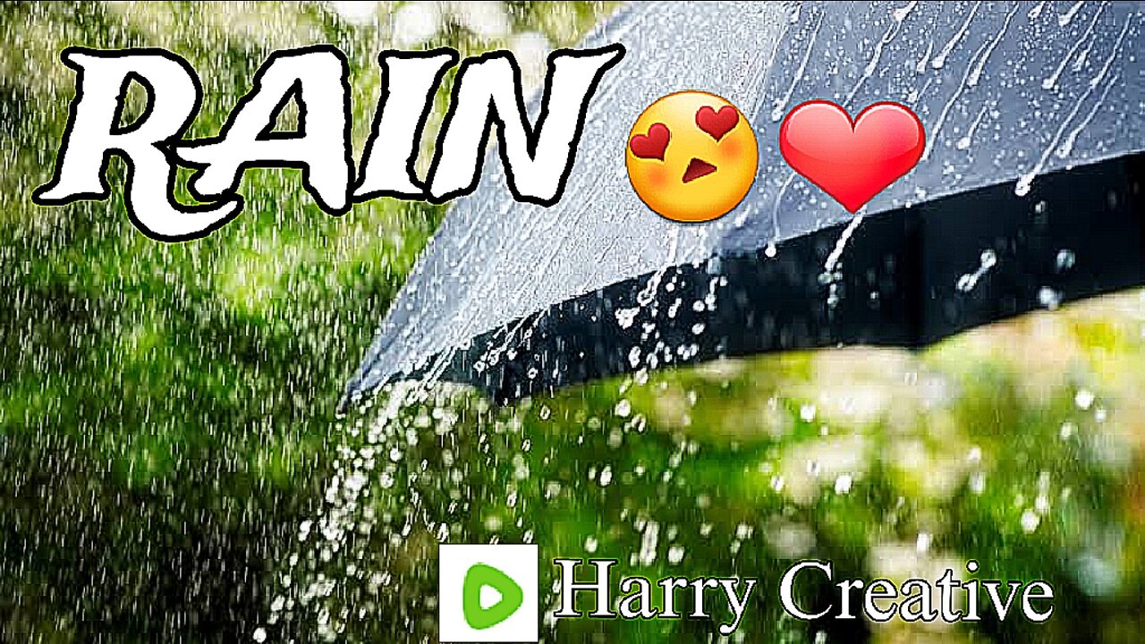 Rain Beautiful view | slow motion