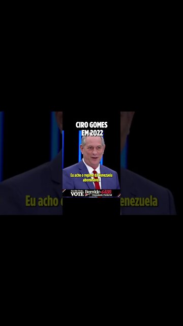 Ciro Gomes e a Venezuela. Ué? #shorts