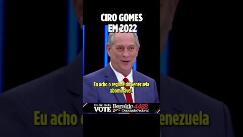 Ciro Gomes e a Venezuela. Ué? #shorts