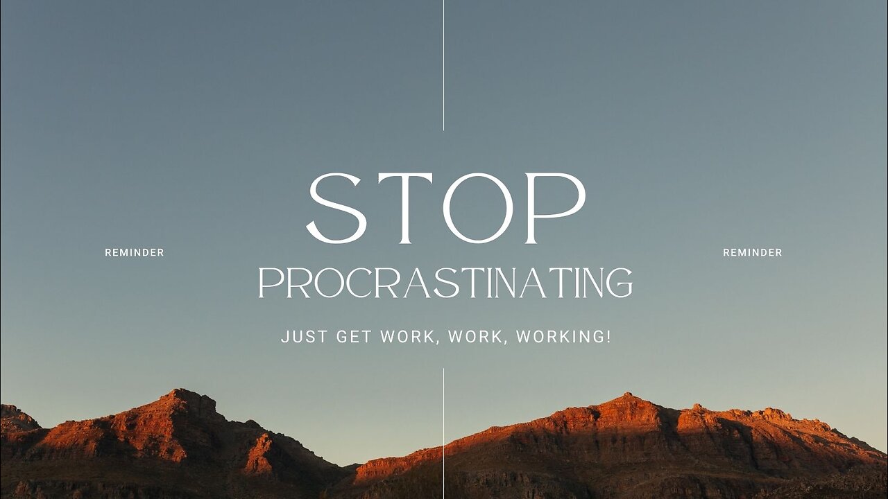 The ONLY way to stop procrastinating | Mel Robbins