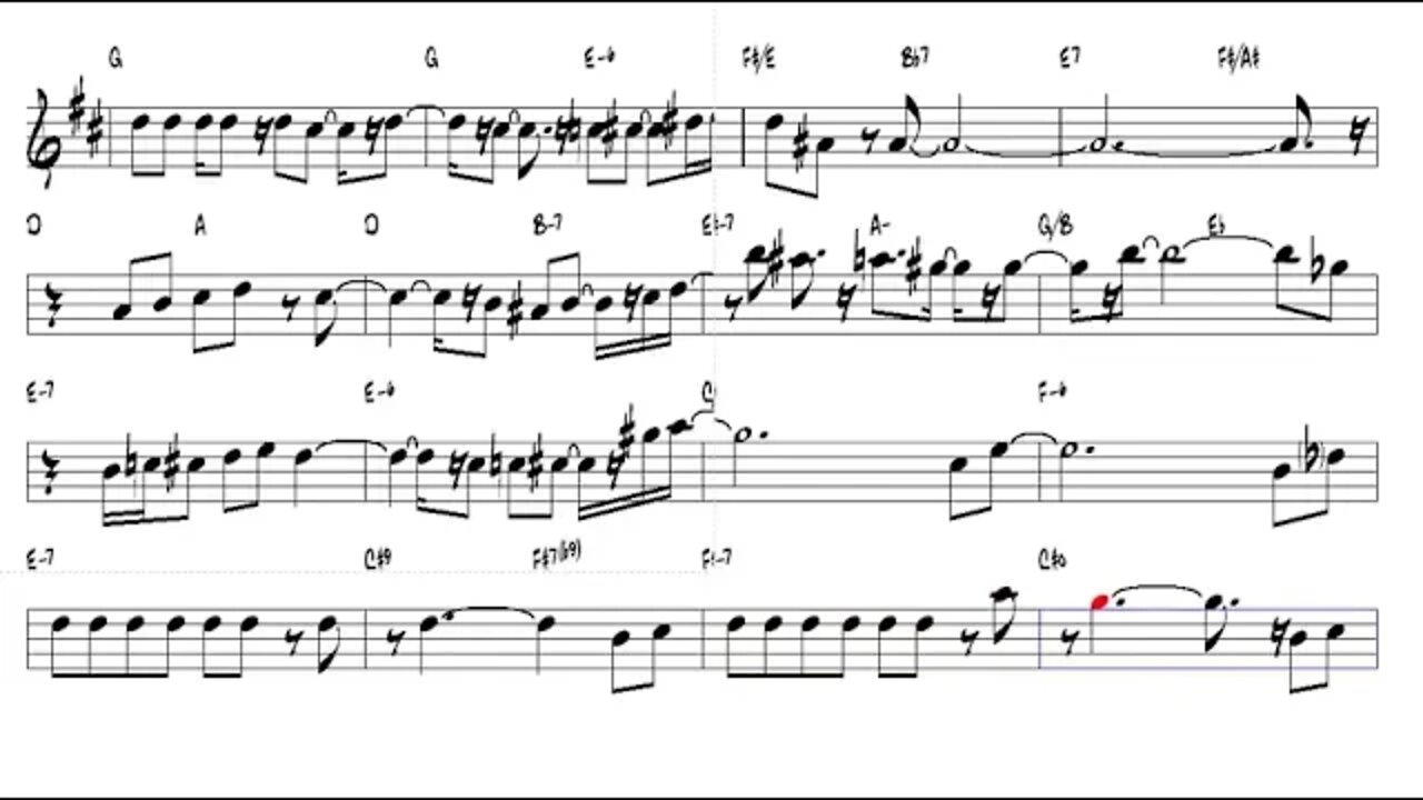 Desafinado v4 Antonio Carlos Jobim 1959 Alto Sax