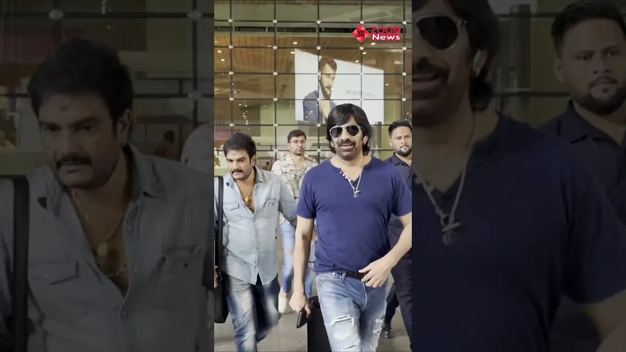 Tiger Nageswara Rao: Ravi Teja arrives at Mumbai Airport 📸✈️