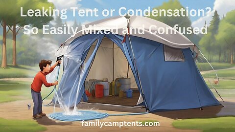 Leaking Tent or Condensation?