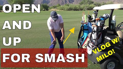 Get Open to Lag it. Golf VLOG with Milo Lines, PGA DRIVING GENIUS