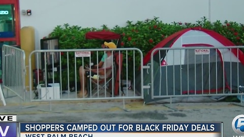 Camping out for Black Friday deals