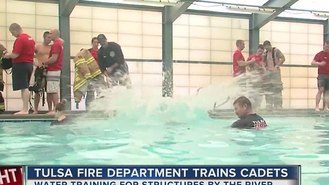 Tulsa Fire cadet training
