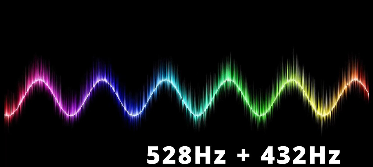 Rain sounds 528Hz & 432Hz - DNA repair wavelength | Stress relief | Black Screen