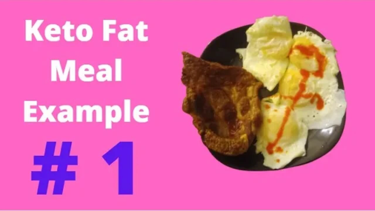 Keto Fat Meal Example #shorts