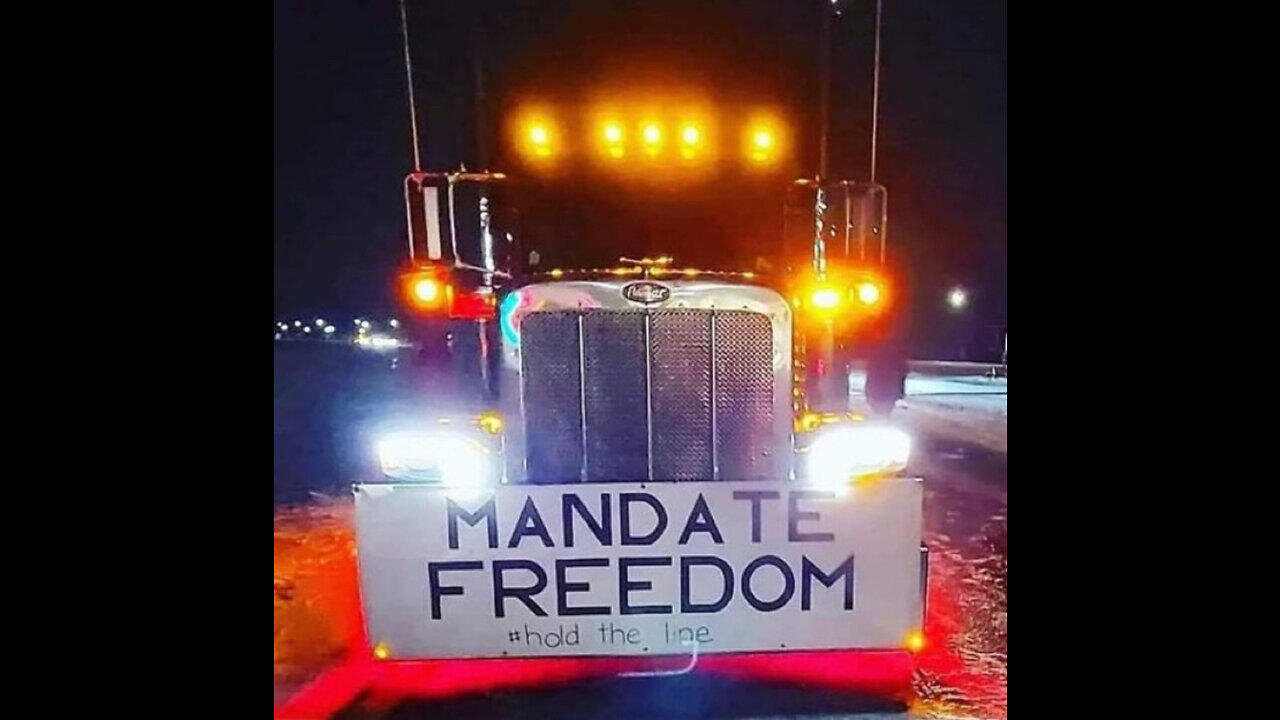 FREEDOM CONVOY 2022 - O CANADA WE STAND ON GUARD FOR THEE