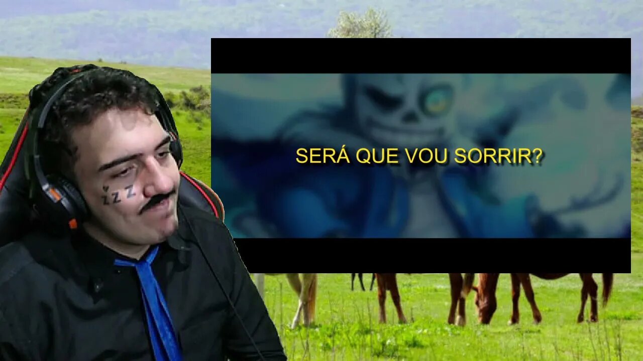 PASTOR REACT Rap do Sans (Undertale) | Águas Escuras - Thelfos [REMAKE]
