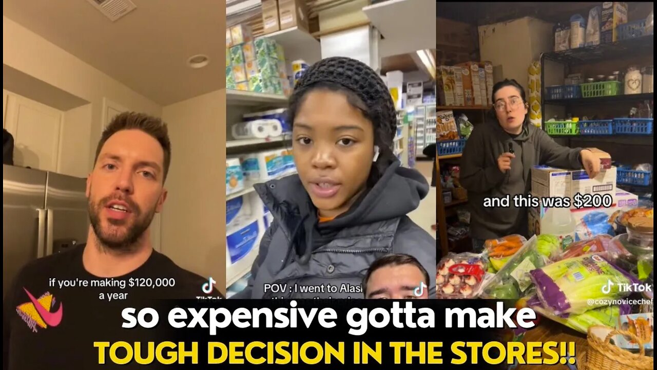 TikTok Rants On Grocery Prices Being Too Expensive During Inflation Making Everyone Broke!!