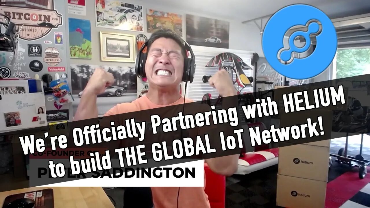 Official Partnership with HELIUM #Crypto to Help us Build THE GLOBAL IoT Network of the Future!