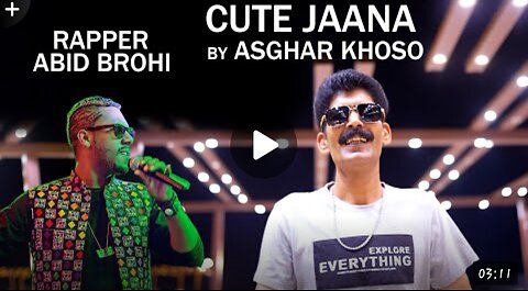 MERI CUTE JAAN | NEW SONG | ASGHAR KHOSO | Ft ABID BROHI