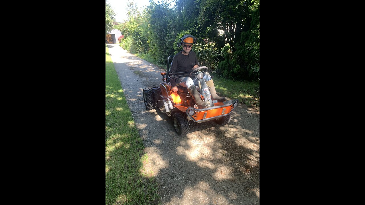 Mowing Sideling field