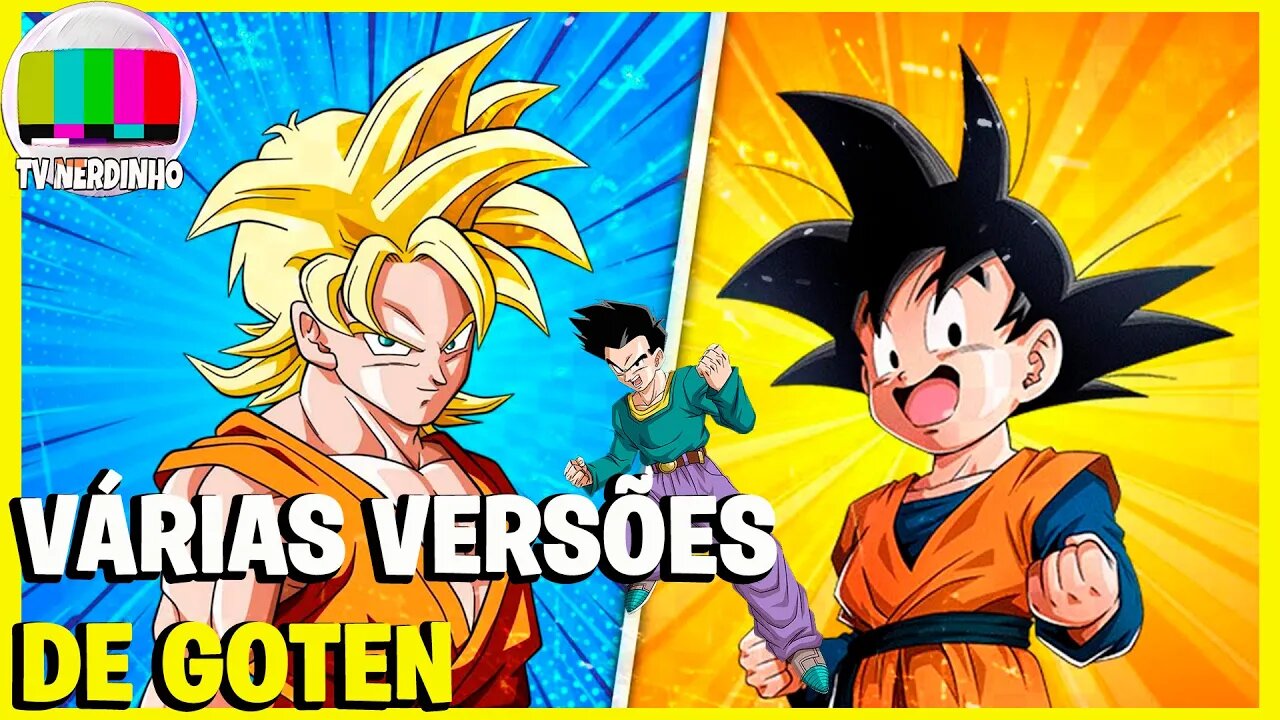 DIFERENÇA ENTRE O GOTEN DE DRAGON BALL Z E GT