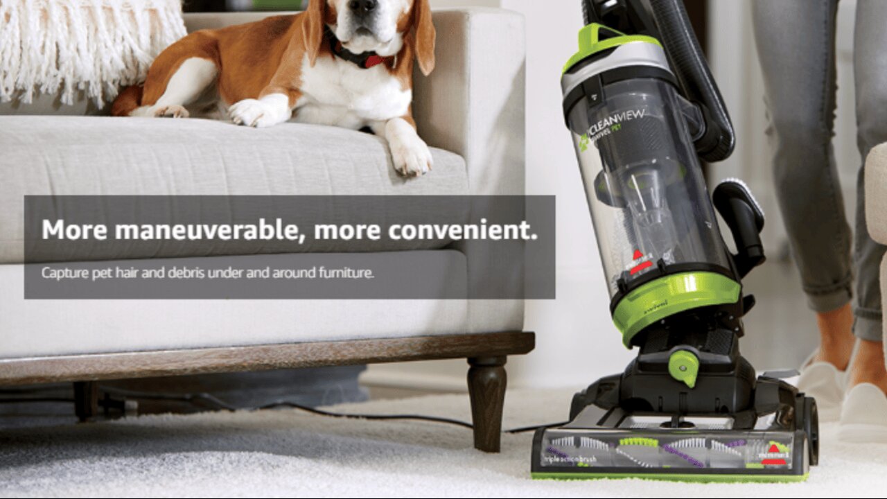Bissell 2252 CleanView Swivel Upright Bagless Vacuum with Swivel Steering